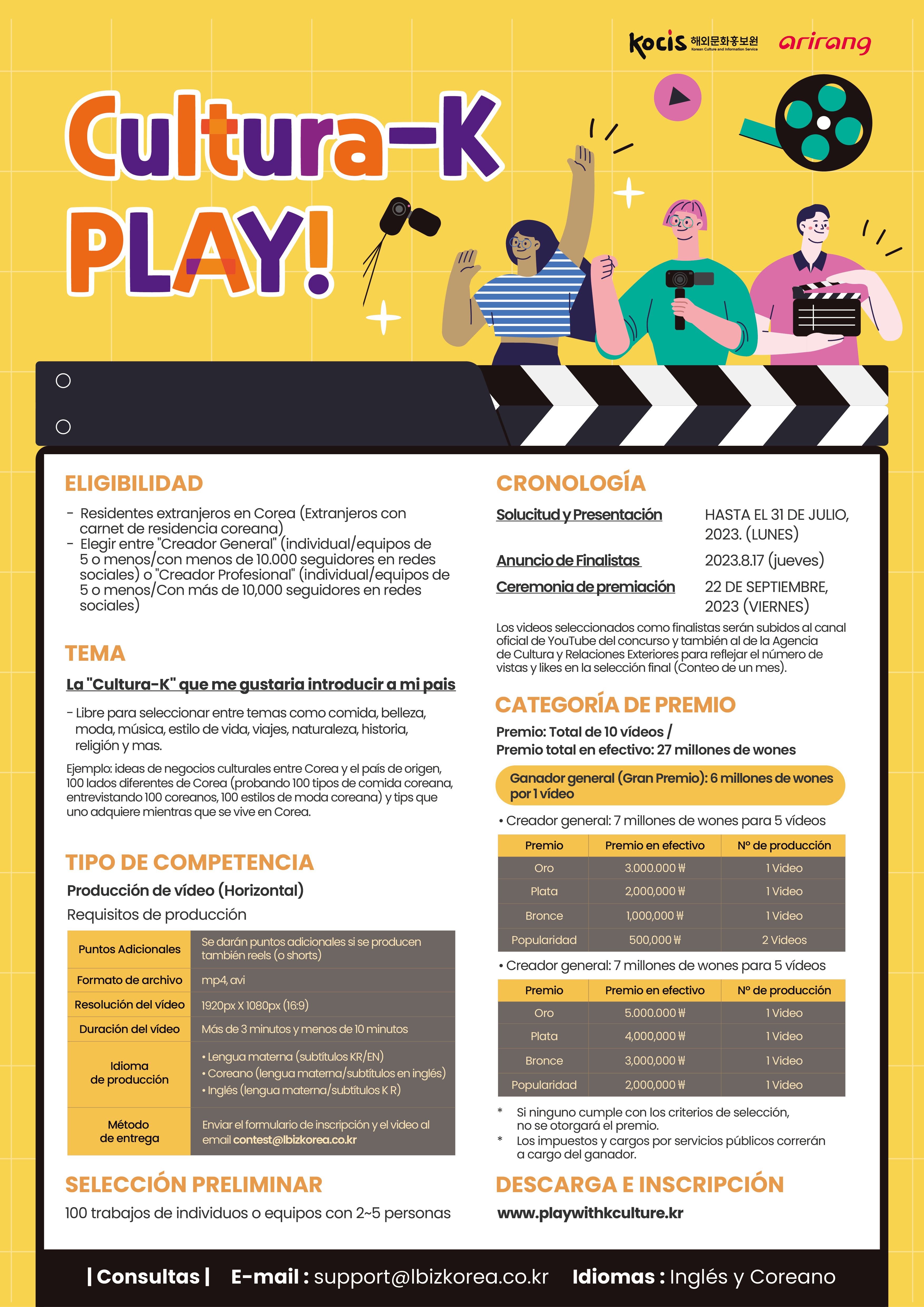 Espanol poster for Play With K-Culture (~2023.07.31)