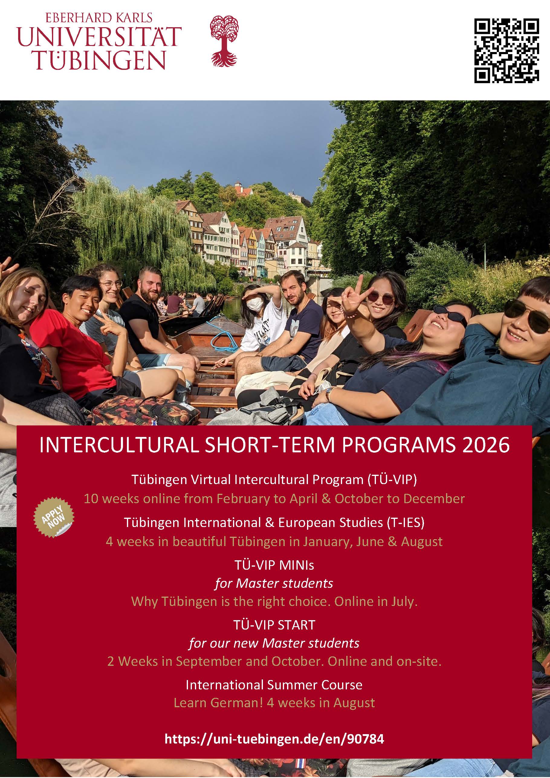 [홍보] University of Tübingen: Intercultural Short-Term Programs 2026