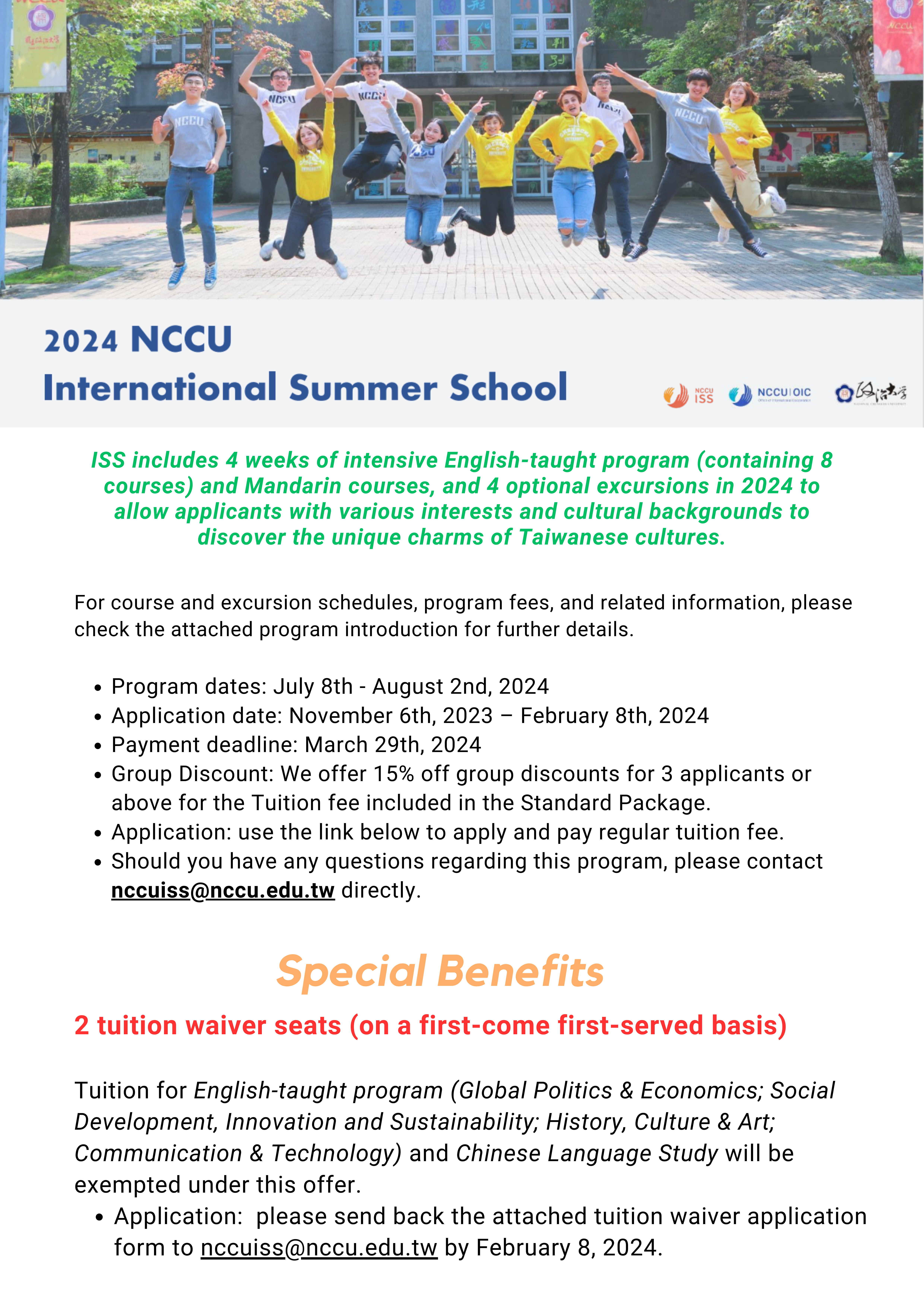 National Chengchi University International Summer School